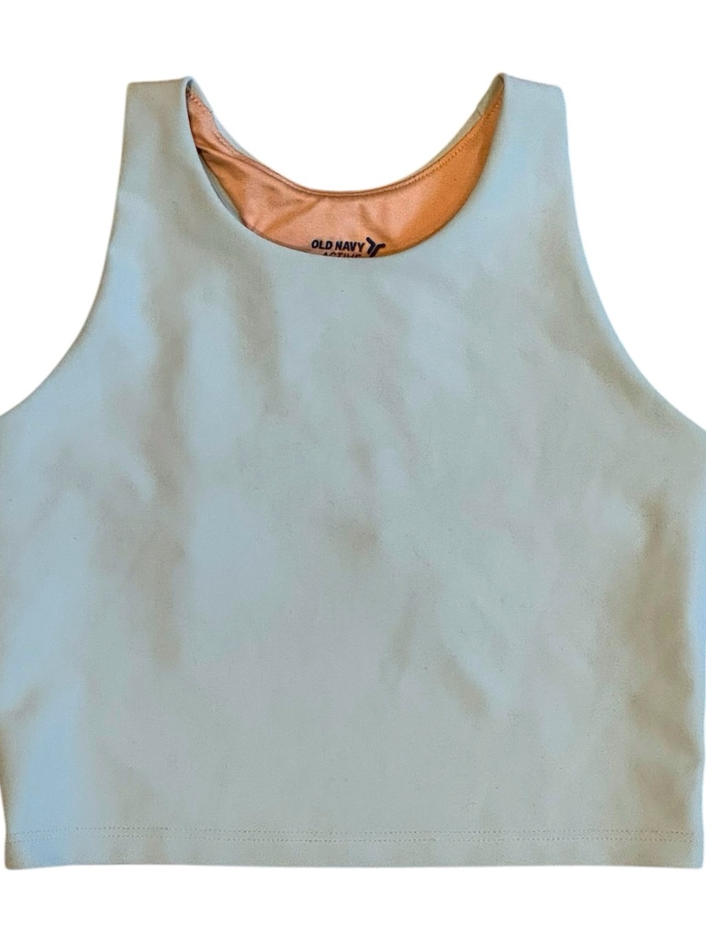 Old Navy | Active PowerSoft Girl’s Scoop Neck Tank Top Light Green, Medium (8)